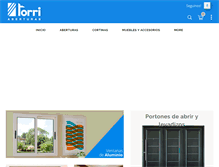 Tablet Screenshot of aberturastorri.com.ar